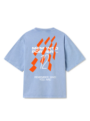 MEMENTO PORTIER — MP-12 “Homologation” Tee | Washed Blue