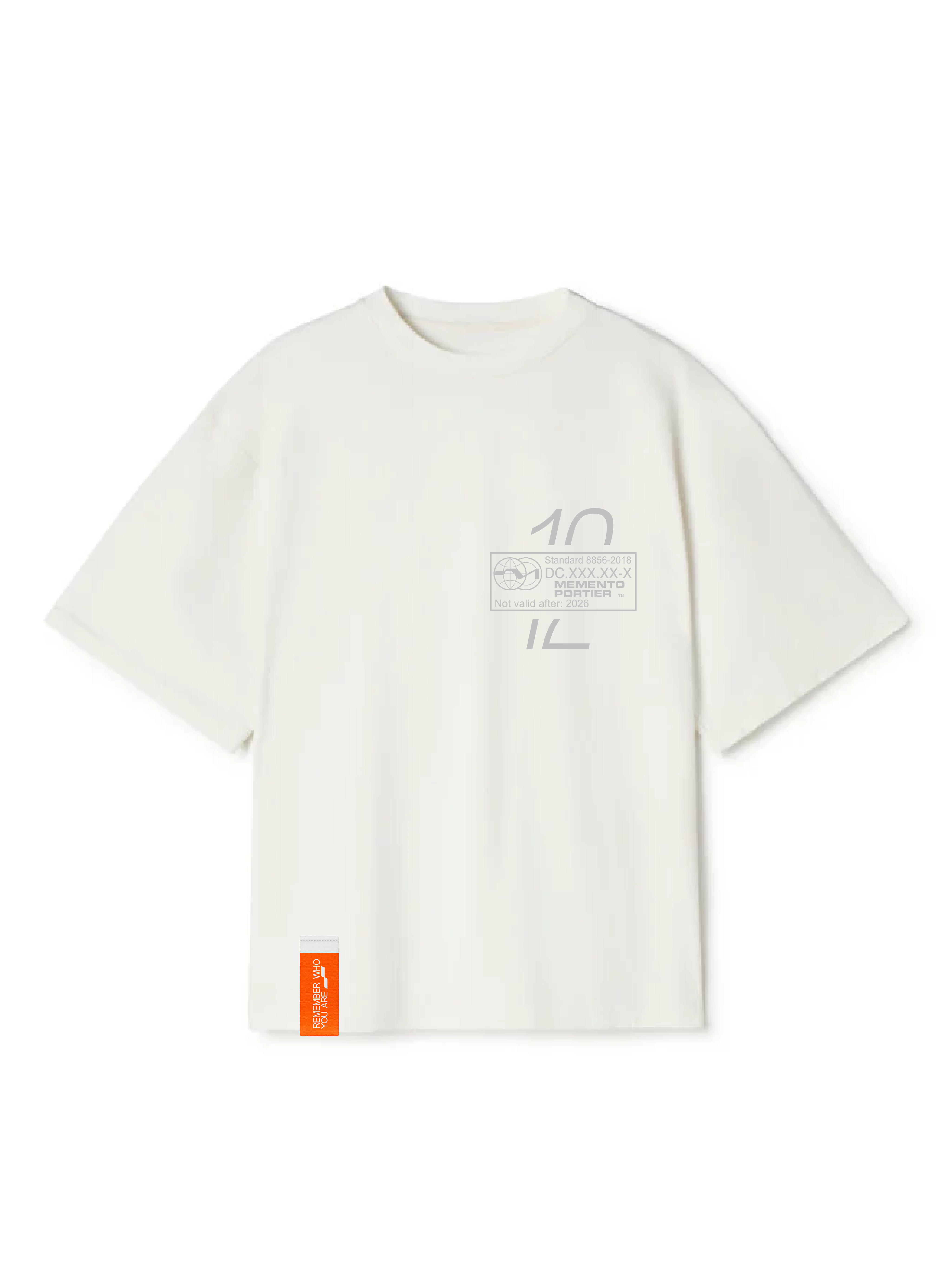 MEMENTO PORTIER — MP 12 “Homologation” Tee | Off White